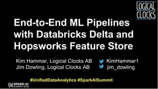 End-to-End Spark/TensorFlow/PyTorch Pipelines with Databricks Delta Slide 2