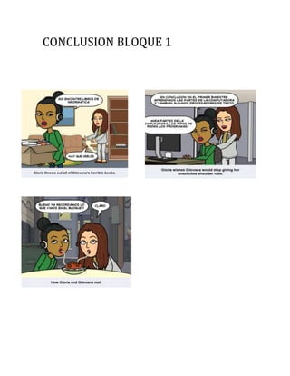 CONCLUSION BLOQUE 1
 