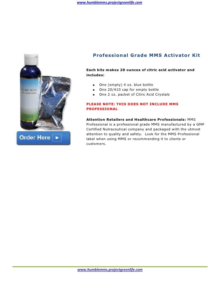 Miracle Mineral Solution