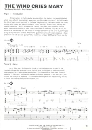 Jimi Hendrix - Signature licks