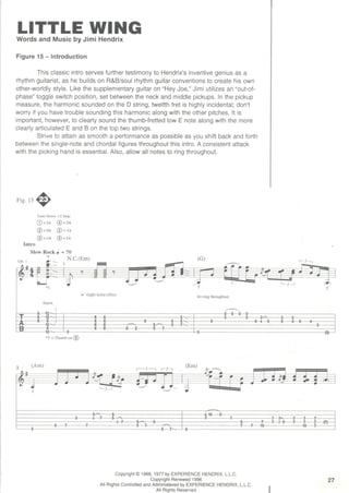Jimi Hendrix - Signature licks