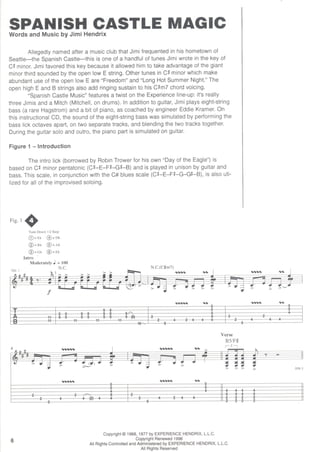 Jimi Hendrix - Signature licks