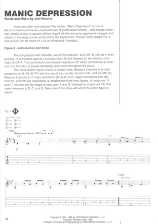 Jimi Hendrix - Signature licks