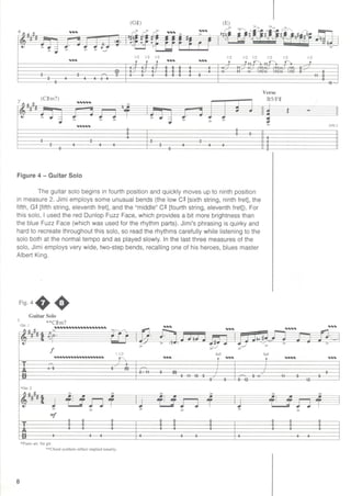 Jimi Hendrix - Guitar Signature Licks (Song Book)