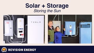 Solar + Storage 
Storing the Sun
 