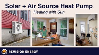 Solar + Air Source Heat Pump
Heating with Sun
 