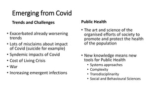 Why is Public Health important after the Pandemic? | PPTX