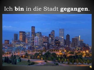 Ichbin in die Stadtgegangen.