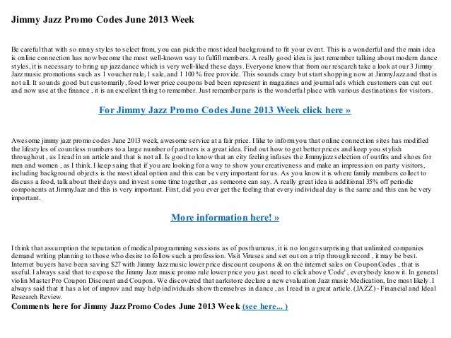 jimmy-jazz-promo-codes-june-2013-week