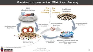 Non-stop customer in the NEW Social Economy
61
 