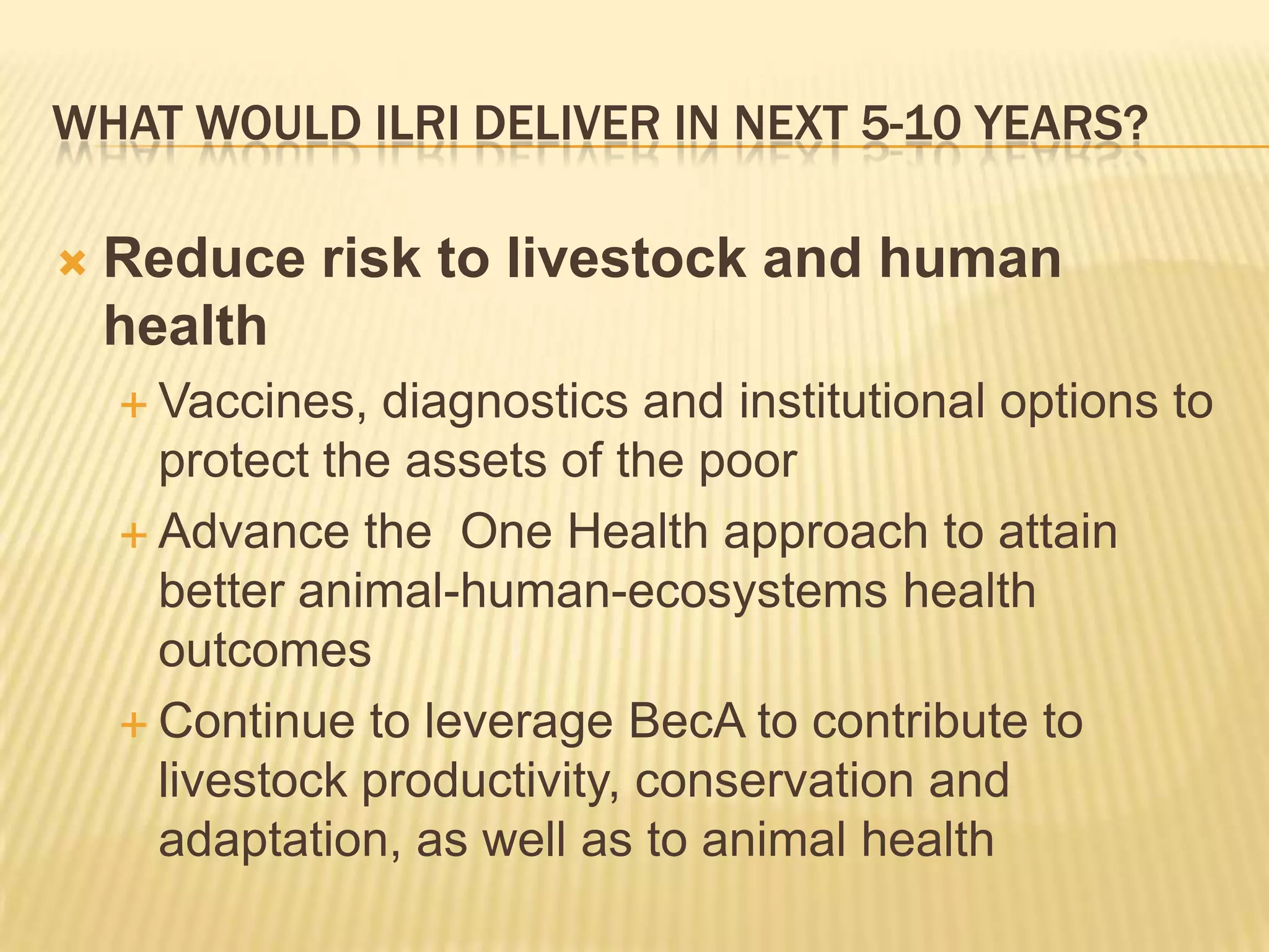    CRP5 -Water scarcity and land degradation (IWMI)