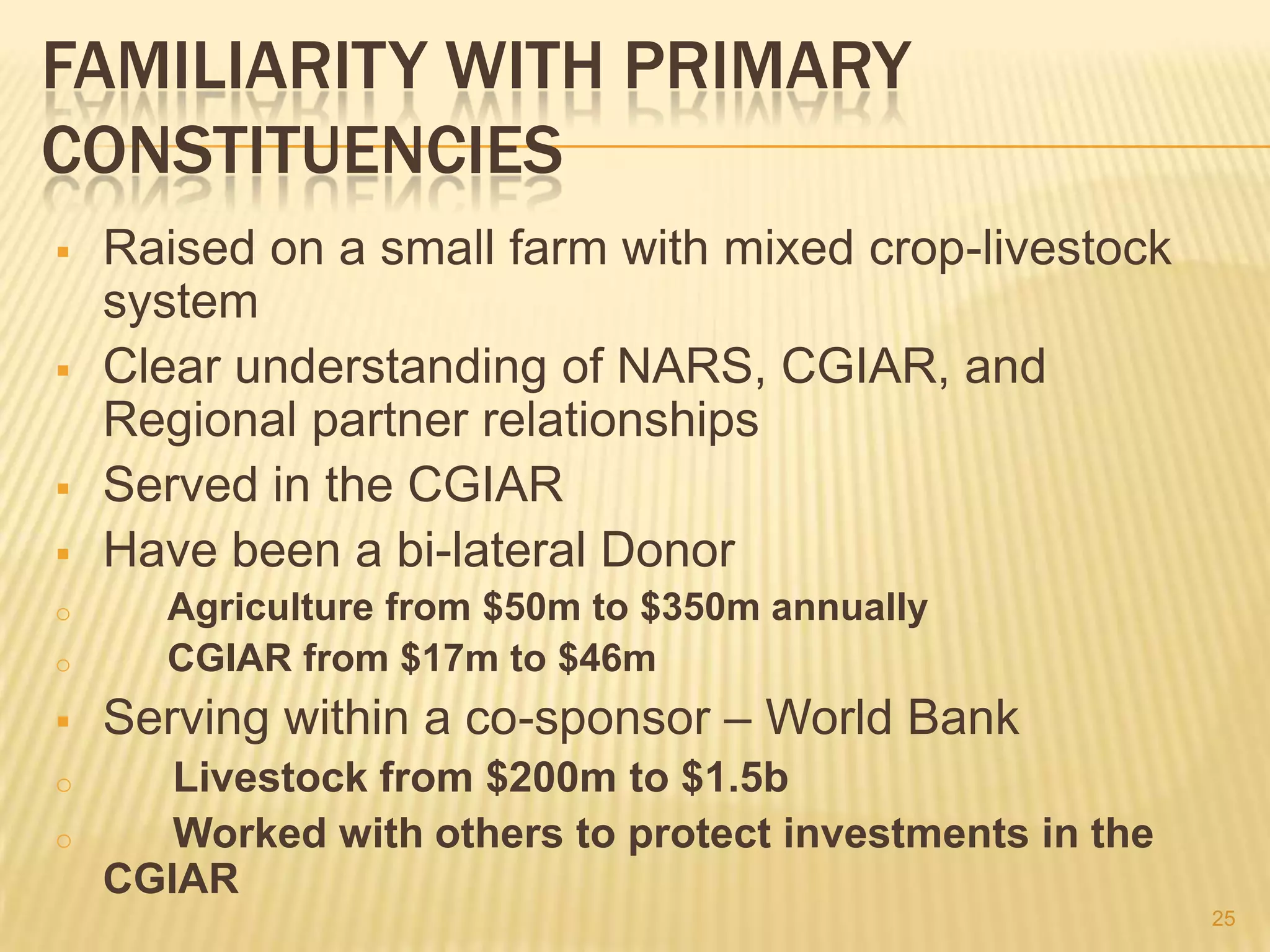 What would ILRI deliver in next 5-10 years?Environmental sustainabilityPromote Climate Smart Livestock Systems Technologies  that demonstrate sustainable increase in resource use efficiency, reduce the carbon foot print and build resilience Bring rangelands (especially pastoral systems) into Payment for Environmental Services  schemes