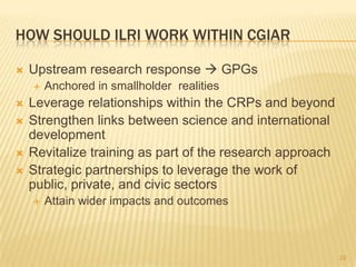 What Comes out of the Hopper: Decision-making criteria