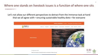 Science-fiction or science-fact? Research for sustainable livestock agri-food systems