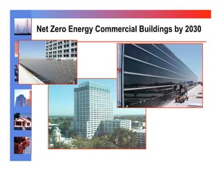 Net Zero Energy Commercial Buildings by 2030
 