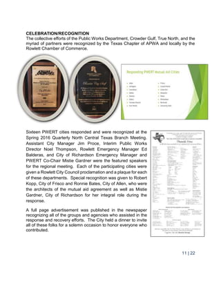 Jim Proce - Rowlett Public Works 2017 APWA Project of the Year ...
