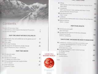 Living in a warmer world: 4 December 2014
 