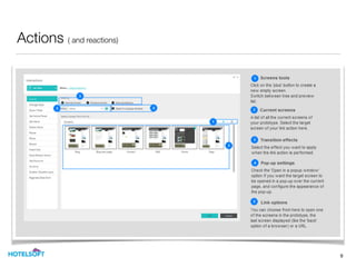 Actions ( and reactions)
9
 