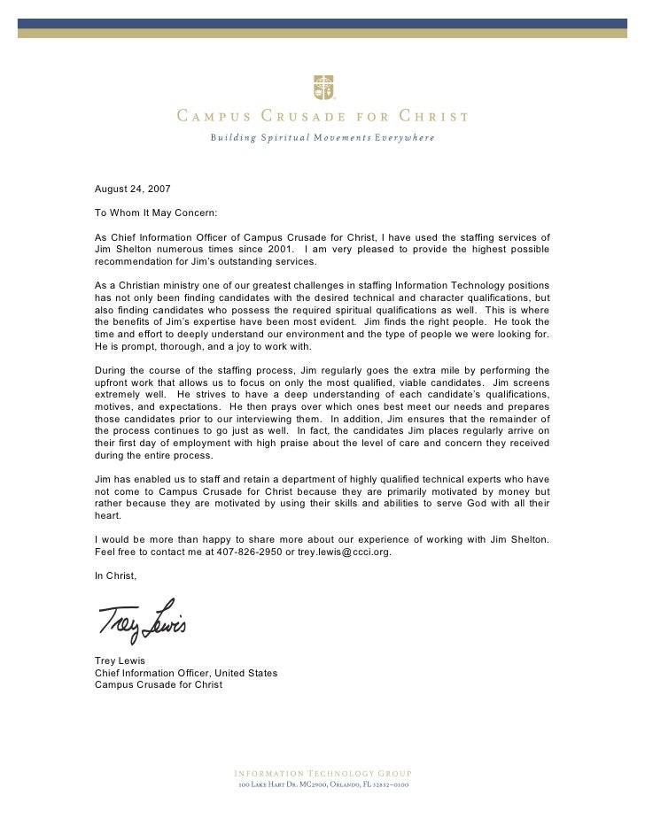 jim shelton letter of recommendation information to provide for letter of recommendation