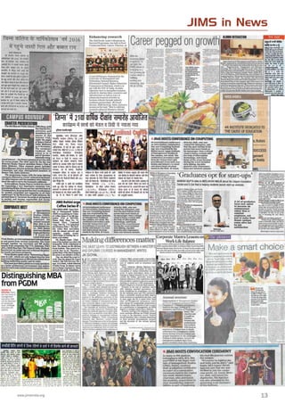 13www.jimsindia.org
JIMS in News
 
