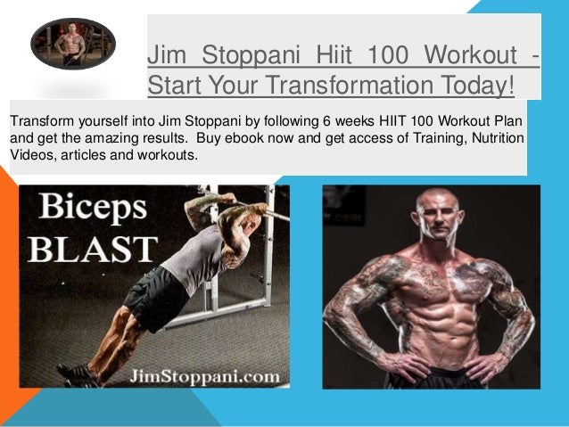 jim stoppani hiit 100