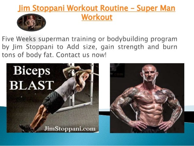 Jim Stoppani Workout Routine – Super Man Workout