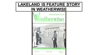 Jim Witt's Weather Forecasting Education Getting Started