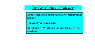 Jim Witt's Weather Forecasting Education Getting Started