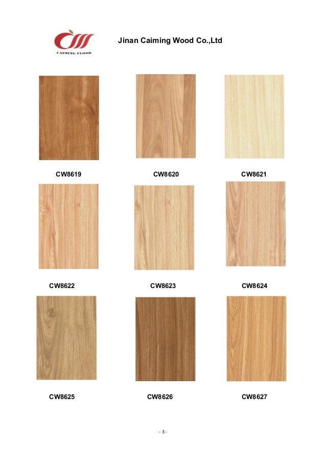 Laminate Flooring Color Chart