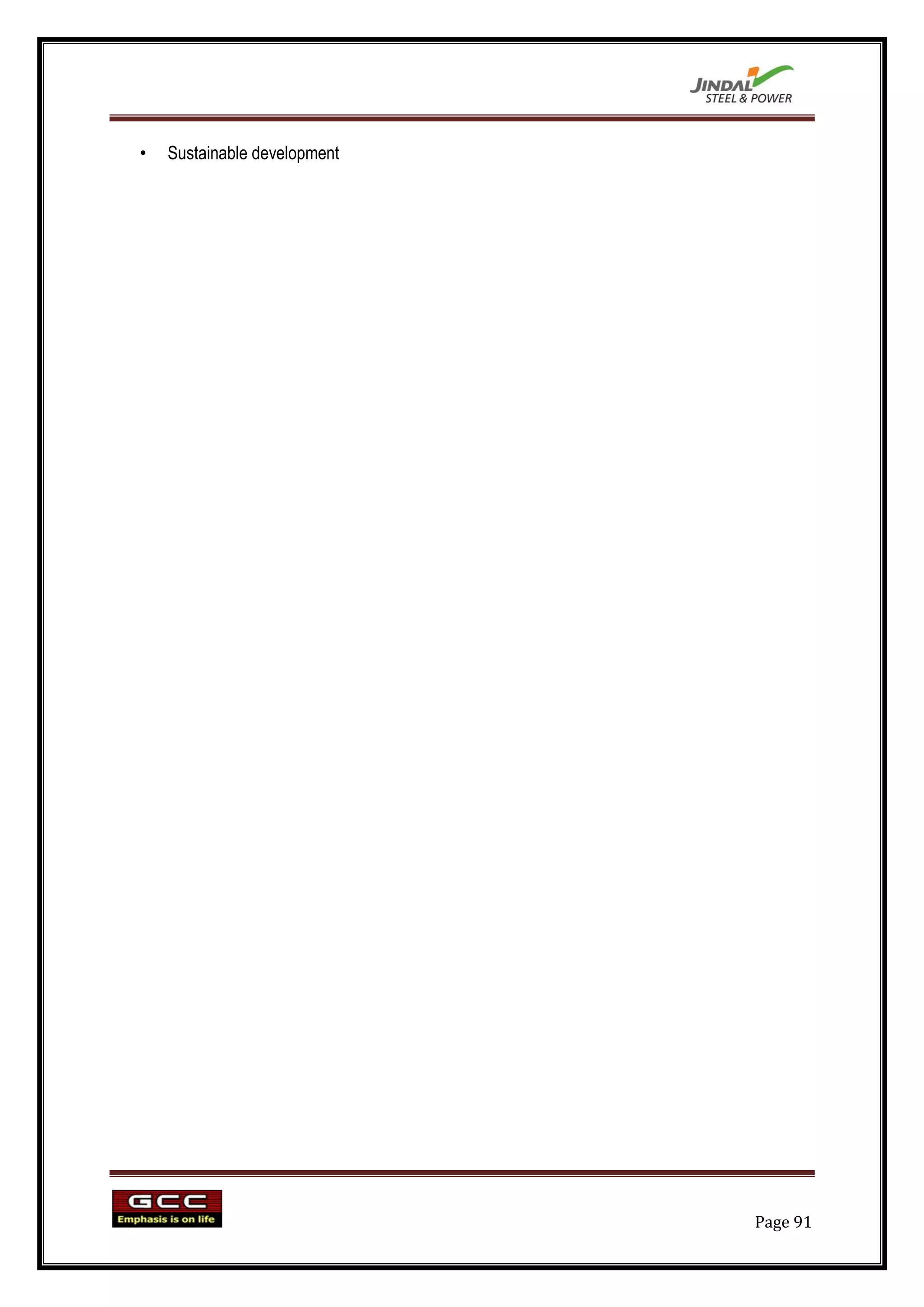 •   Sustainable development




                              Page 91
 