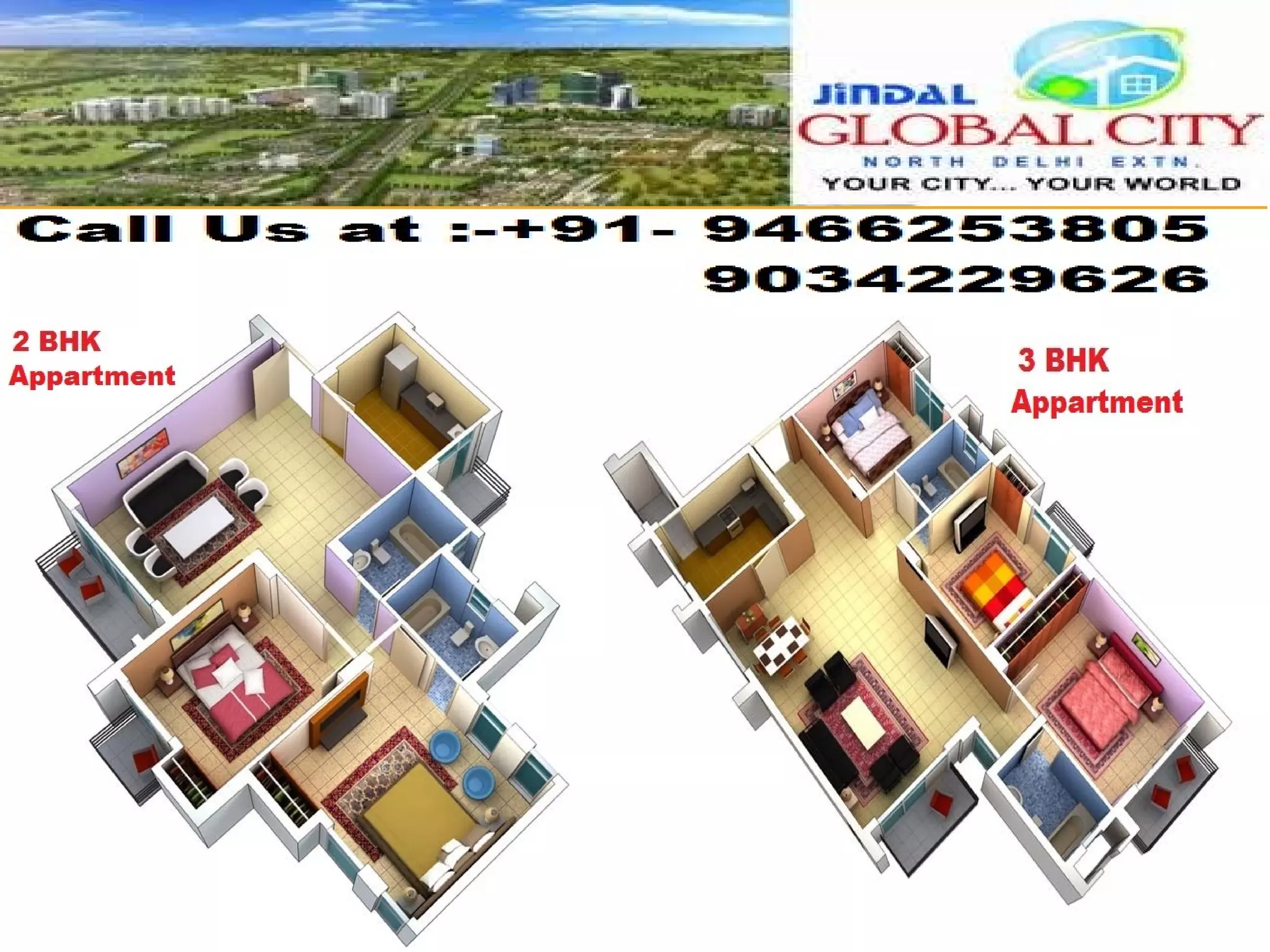 Jindal global city flats