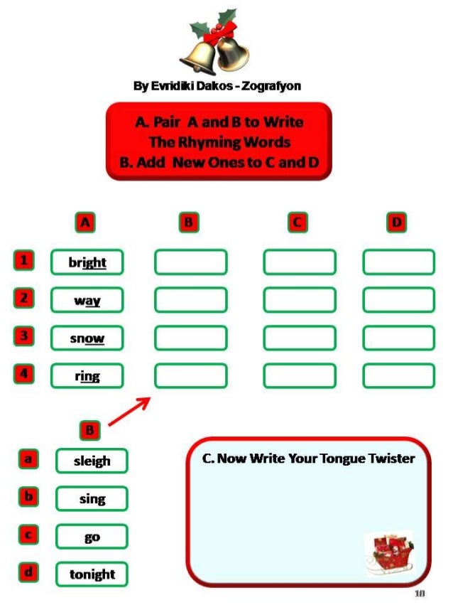 The Little Book of “Jingle Bells” with Activities on Rhyming Words by…