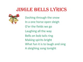 Jingle bells lyrics