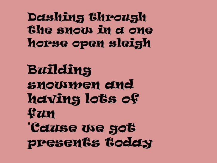 Jingle Bells Power Point