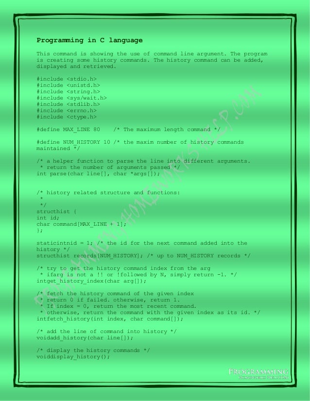 C programming lab assignments image