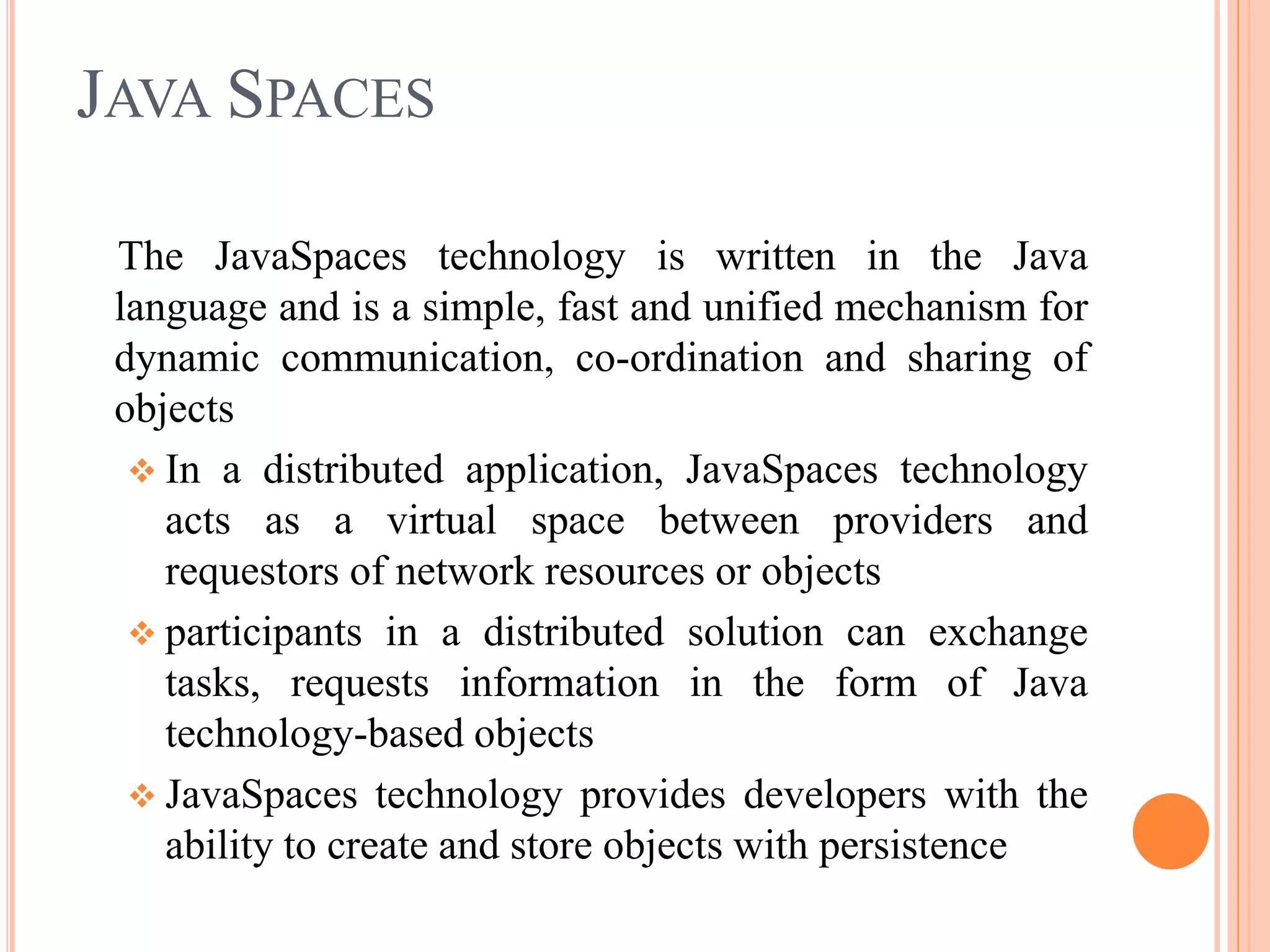 Jini technology ppt | PPTX