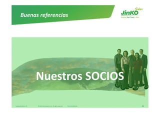 Buenas referencias




                      Nuestros SOCIOS

Leadership March 10   © 2010 Cisco Systems, Inc. All rights reserved.   Cisco Confidential   28
 