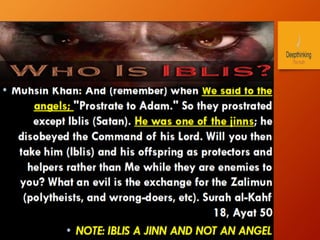 Who is Iblis?
 