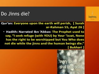 Do Jinns die?
 