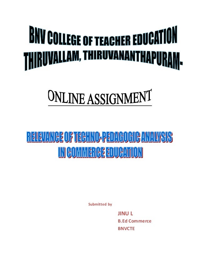 Online assignments