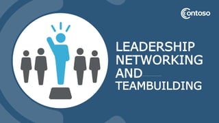 LEADERSHIP
NETWORKING
AND
TEAMBUILDING
 