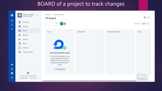 BOARD of a project to track changes
 