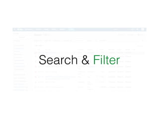 Search & Filter
 