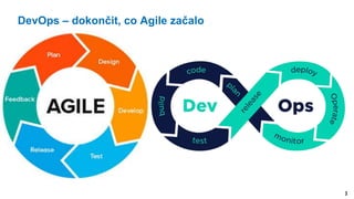 3
DevOps – dokončit, co Agile začalo
 