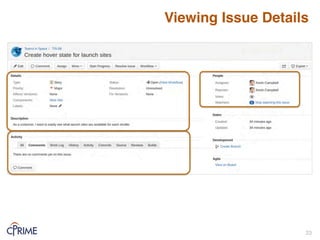 Viewing Issue Details
23!
 