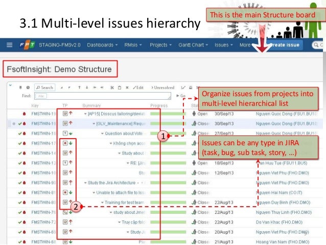 Structure Plugin For Atlassian Jira – WISU