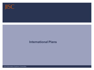International Plans 
