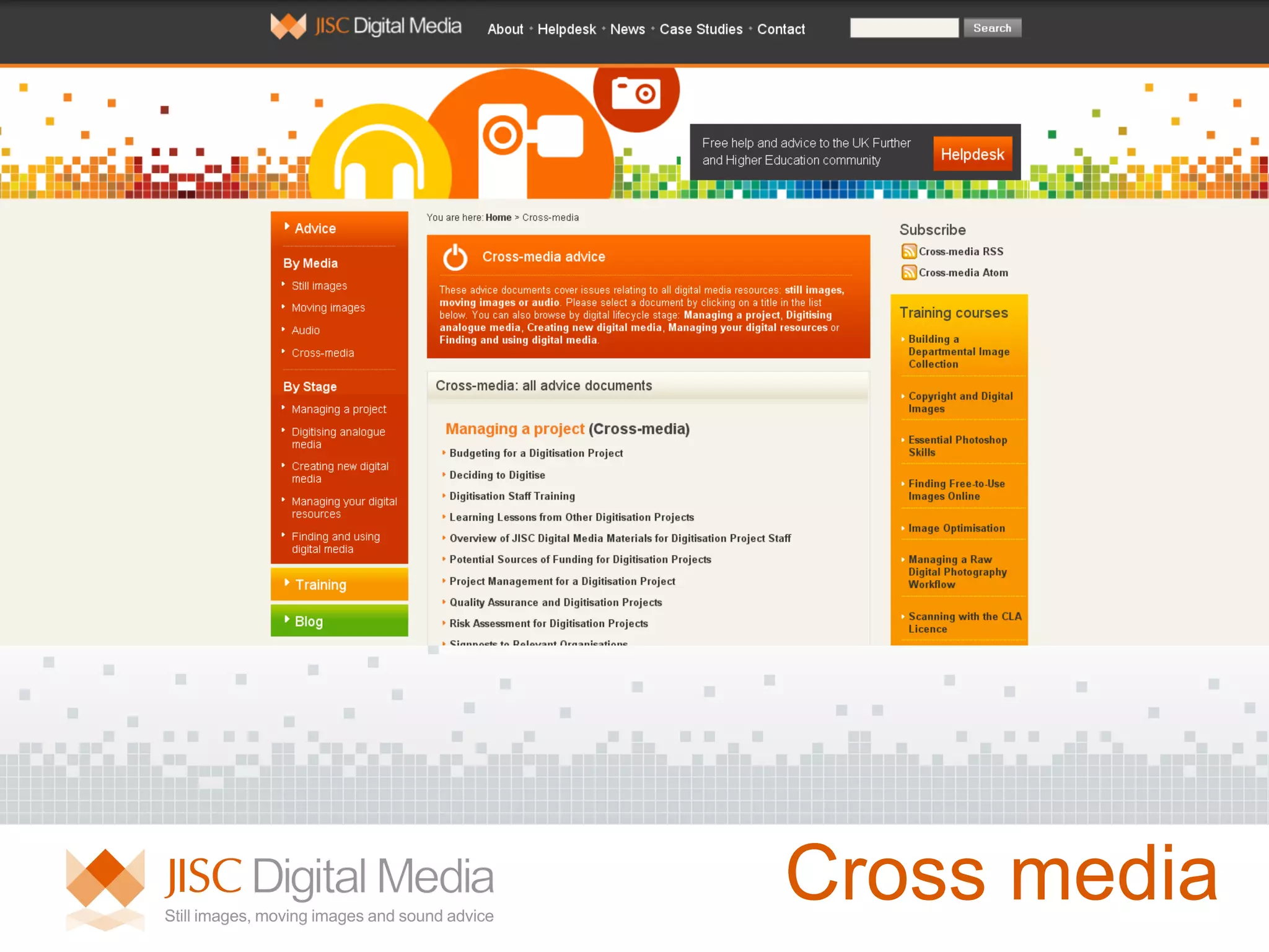 Cross media 