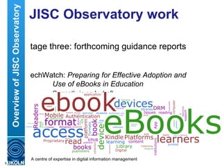JISC Observatory: Horizon Scanning for Higher & Further Education | PPT