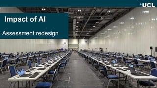 Impact of AI
Assessment redesign
 